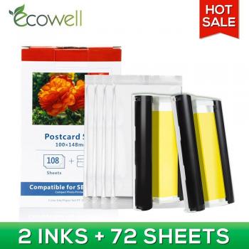 Set EcoWell Tinta 6 KP36IN para Imprimantes Selphy CP1300