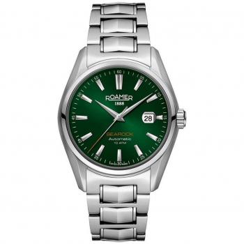 Roamer Searock Automatic Edelstahl – 41 mm, 75 kg, 20‑Jahres Garantie