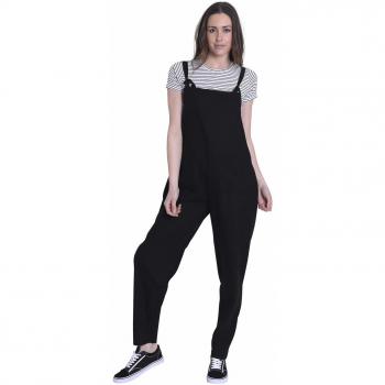 Women's Black All-Season Dungaree