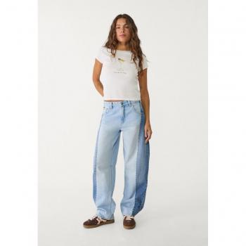 Medium Stradivarius Light Blue Barrel Fit Jeans – Version 6