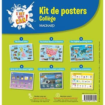 Kit de posters I Really Bet You Can! Anglais Collège (2022)