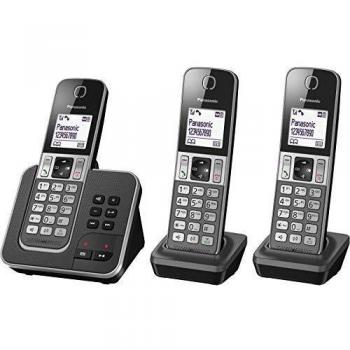 Panasonic KX-TGD323FRG Téléphone DECT Identification de l'appelant Noir