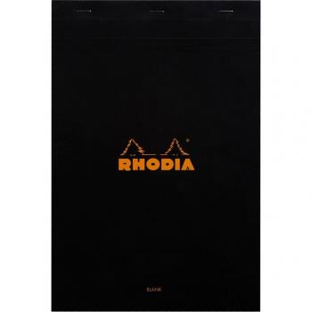 Blocco Rhodia 190009c, 80 fogli staccabili, formato A4+, carta Clairefontaine 80 g/m², 5 blocchi