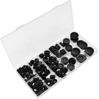 Arandelas Goma Redondas para Protección de Cable – Kit 170 (7 Tallas)