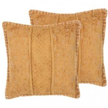 Cojines decorativos amarillos 45 x 45 cm Kavalam