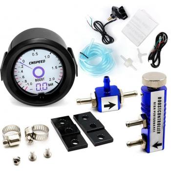 Jauge de Turbo Boost 2 pouces/52mm avec kit de contrôleur ajustable