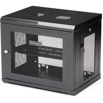 StarTech.com 2 Post 9U 19 Wall Mount Network Cabinet Adjustable 6-15