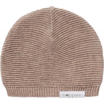 Bonnet knit enfant Noppies Rosita Taupe Melange 0-3 mois