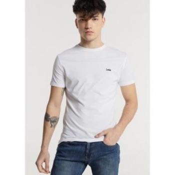 LOIS JEANS Camiseta Galet Biff blanca