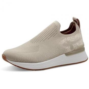 Tamaris Freizeitschuh Damen – Slipper mit T‑Schriftzug