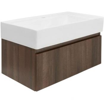 Lavabo Mobile Swiss Aqua SAT Evolution 78x30x44,8 cm Noce