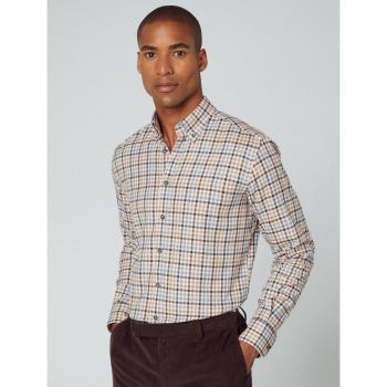Camicia Gingham A Maniche Lunghe Multicolor per Uomo Hackett XL