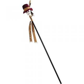 Schwarzer Voodoo-Stab Smiffys 47099 – 120 cm, einheitlich