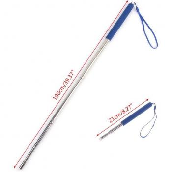 Pointe télescopique en inox pour tableau blanc, stylo, 1M, M0XB