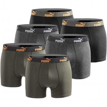 Puma Männerboxershort Limited Statement Edition 6‑Teller – Orange, Gr. M