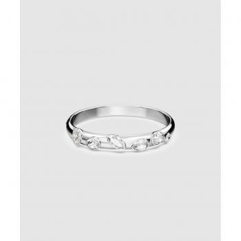 Brazalete Dextera de Swarovski, Blanco, Baño de rodio