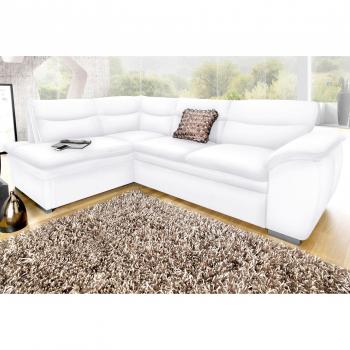 COTTA Ecksofa Leandra L-Form, 250cm, altweiß