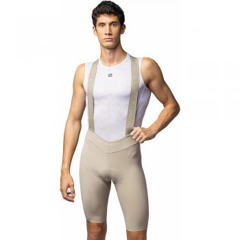 Master 2.0 Culote Gris Claro S – Modelo Alé con Tirantes