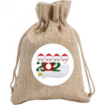 Etiquetas Adhesivas “Cesta de Regalos Navideños”