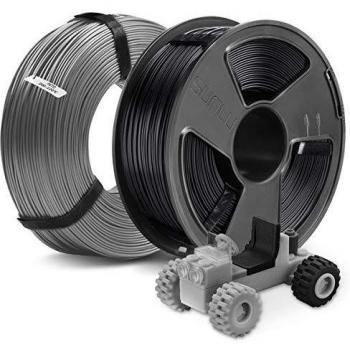PETG Noir + Gris Imprimante 3D Filament 1.75mm