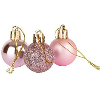 Blush Blossom Tree Gems – 30 mm, 12-Count Shatterproof Set