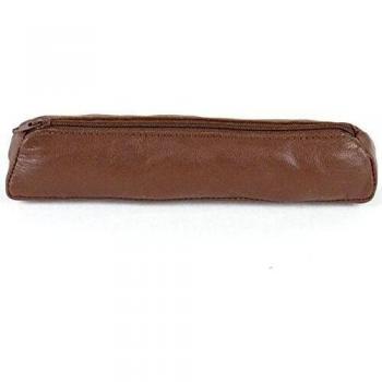 Trousse Ronde en Nubuck Souple