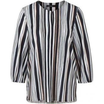 Marc Cain Blue Striped Jersey Blouse for Women M