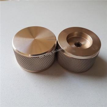 Conjunto de dos perillas de potenciómetro con cubierta anti-rotura