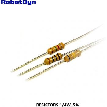 1K Ohm 1/4 Watt 5% Resistor DIP (100 pcs)