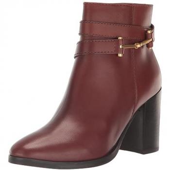 Dames laarzen Ted Baker Anisea Leer Blokhak Lichtbruin