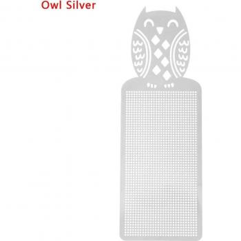 Metallic Butterfly Owl Cross-Stitch Bookmark DIY Craft Kit