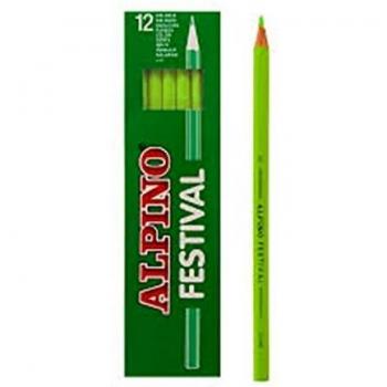 C/12 LAPICES COLORES ALPINO VERDE CLARO