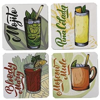 4 Sous-verres à Thème