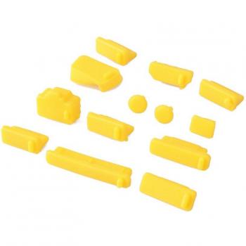 13pcs Colorful Silicone Anti-Dust Plug Set for Computers
