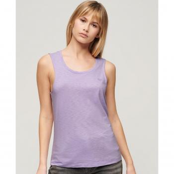 Camiseta Superdry mujer sin mangas escote redondo amplio