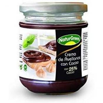 Natur Green Crema de Avellanas con Cacao 200g