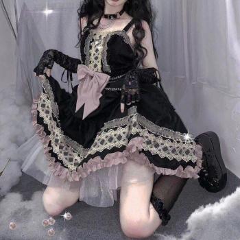 Dark Tea Party Vintage Blackberry Cake Dress