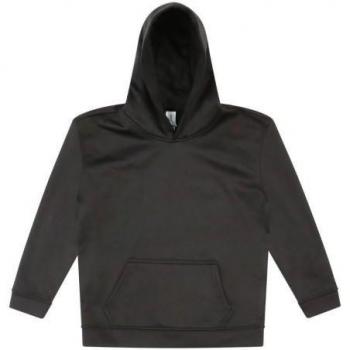 Sweat-shirt à capuche AWDis Just Hoods bleu oxford pour 3-4 ans