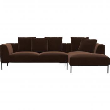 L‑Form Sava Design Sofas – Flexlux Ecksofa mit Taschenferderkern