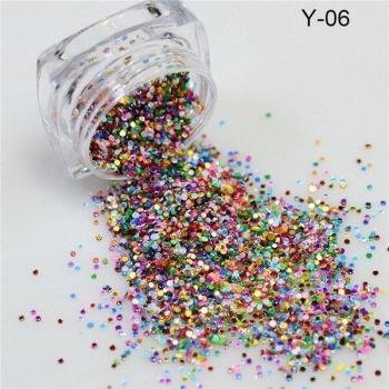 Paillettes Rondes pour Ongles JIY01-07
