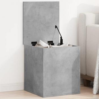 Contenitore Grigio Cemento 40x42x46 cm in Legno Multistrato Vidaxl 966802
