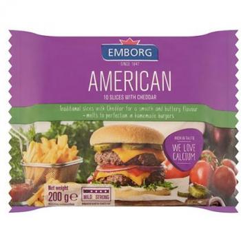 Emborg Sýr v plátcích Americký 200g