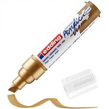 Edding 5000 Feutre acrylique large or