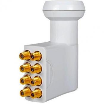 MegaSat HD-Profi Octo LNB con Connettore Placcato Oro
