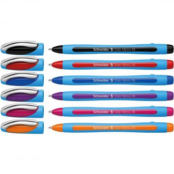 Schneider Slider Memo 150296 Writing Instrument Sleeve XB Tip Set (6)