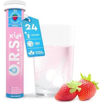 Strawberry O.R.S Kids Rehydrate Tablets – 24 Units