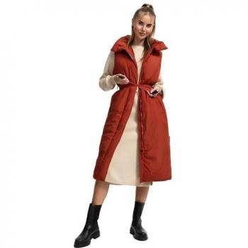 Damen-Winterweste NAVAHOO „Abendlied XIV“ – M in Terracotta