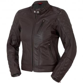 Bogotto Chic Retro Cuir Moto Femme Brun 34