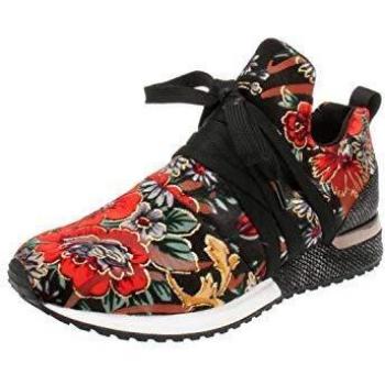 La Strada 1804189 4601 Damen Textil & Synthetik Schwarzer Sneaker mit Schnürung – EU 38