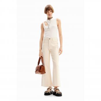Jeans Culotte Desigual Branca 36